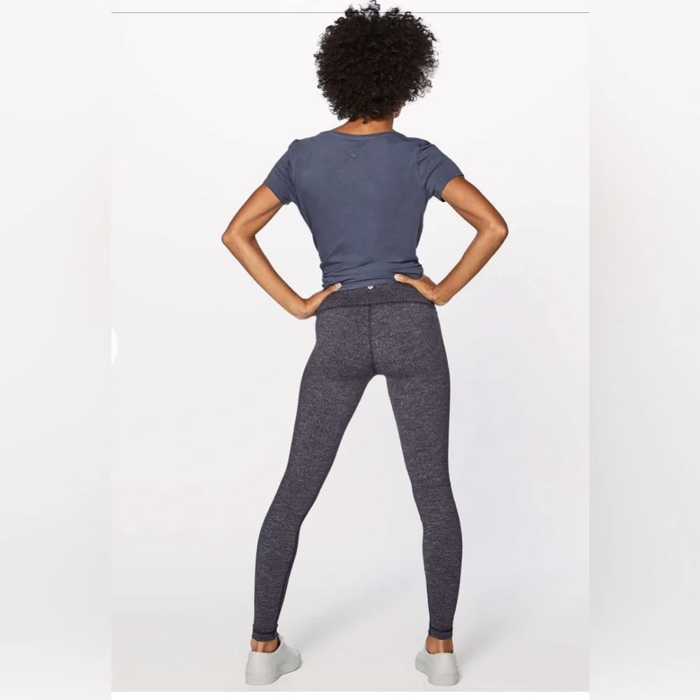 Lululemon Wunder Under Hi-Rise Tight *28" - Heathered Black - Size 6 - New! - Picture 1 of 5